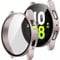 ZZDZZ [2 Pezzi] Cover Compatibile con Samsung Galaxy Watch 5/Galaxy Watch 4 40mm con Vetro Temperato, Custodia Sottile Rigida HD Clear Pellicola Protettiva per Galaxy Watch (Oro Rosa/Trasparente)