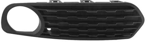 NEGRO Paraurti anteriore Fendinebbia Griglia Sinistra Destra Misura for F20 F21 1-Serie 2011 2012 2013 2014 2015 51117272557 51117272558 copertura del rivestimento dei fendinebbia dell'au(Left)