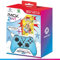 Oniverse Pack 2 en 1 Manette Switch + Jeu Asterix & Obelix BLT (Code téléchargement), manette sans fil Switch OLED Lite, Vibrations réglables, mode Turbo, Astralite (Rigel Blue/Bleu)