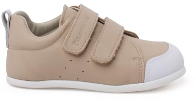 Pisamonas Zapatillas Blanditas Piel Doble Cierre Adherente Talla 23 Color Arena