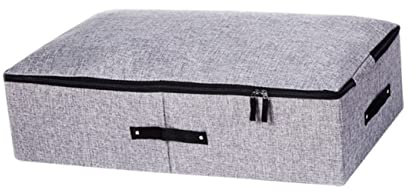 Garneck Kasten Behälter Handhaben Jumbo-tasche Mit Reißverschluss Schrank Aufbewahrungsboxen Unter Bett Speicherorganisator Tröster Aufbewahrungstasche Pflanzkübel Aus Holz Lagerung Decke