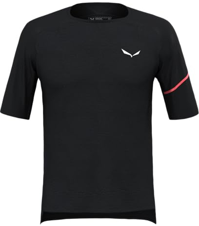 Salewa Herren Vento Am T-Shirt M Small Tee Black Out L, black out, L