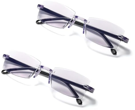 Intelligente Zoom Lesebrille Zoom Lesebrille (2PC) Klarfokus-Brille Mit Automatischer Anpassung Für Intelligente Zoom Brille Unisex-Gleitsichtbrille Die Lhre Sicht Klarer Machen Kann