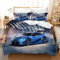 Gegeryozer Rennwagen Bettwäsche 200×200 cm für Kinder Jungen Rennsport Bettbezug 1pc Motorsport Mikrofaser Bettbezug + 2pc Kissenbezug 50×75cm (SC2)