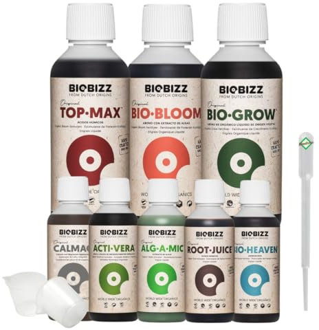 Weedness BioBizz Dünger Set All-Star Try Pack Big - Grow Anbau Indoor Outdoor Naturdünger Bio Starter Orchideen Zimmerpflanzen