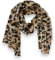 Ziona Damen Schal leopardenmuster Winter Oversized 190 x 90 cm im leo-print Herbst Halstuch