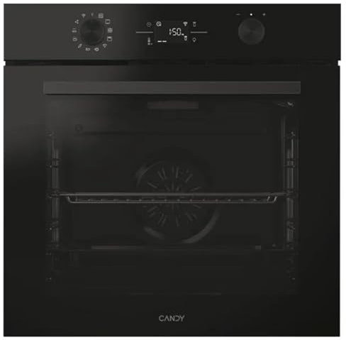 Candy CA6 N3T1HTB - Forno elettrico, multifunzione, 78 litri, Nero, Classe energetica A+