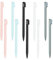 Stylet NDSLite - Lot de 10 Stylets en 5 Couleurs (2 Noirs, 2 Blancs, 2 Bleus, 2 Gris, 2 Roses) - Stylets Compatibles Nintendo DS Lite, Accessoires Pratiques pour Jeux, Précision et Durabilité