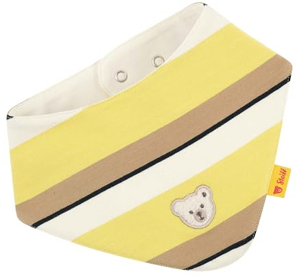 Steiff Foulard One Size Cream Gold, Foulard per neonati, morbido e confortevole, protezione per il collo, lavabile in lavatrice