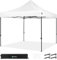 VONROC Carpa para Fiestas Easy-Up 3 x 3 m Blanca– Toldo de jardín Impermeable, protección UV 50+, Estructura de Acero, Bolsa con Ruedas, Modular y Ampliable