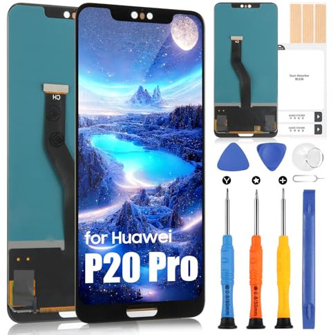 Arsssly pantalla para Huawei P20 Pro pantalla LCD para Huawei P20 Pro CLT-L09 CLT-L29 CLT-TL01 táctil digitalizador conjunto reparación kit (negro)