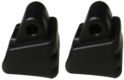 Czhotg 2Pcs Black Roller Skates Brake Stopper Replacement Skate Accessories Brake Block Universal Non-Slip Inline Skate Safety Brake Roller Skate Toe Stops Toe Stops and Plugs