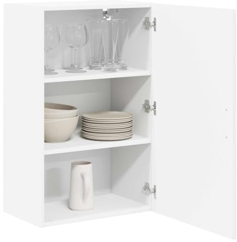 vidaXL Wandschrank Lucca Weiß 50 x 31 x 80 cm Holzwerkstoff