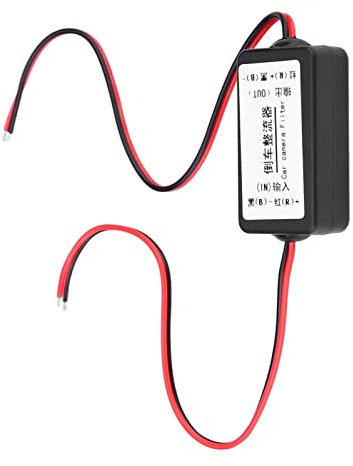 12V DC Car Rearview Camera Power Relay Capacitor Filter Rectifier for Stabilized Power Supply