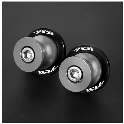 Schwingenadapter Ständer Bobbins Für Husqvarna 701 Enduro 701ENDURO 2016–2018 Motorrad-Schwingen-Spulen-Gleitbolzen 10 Mm Ständeraufnahme(Gris)