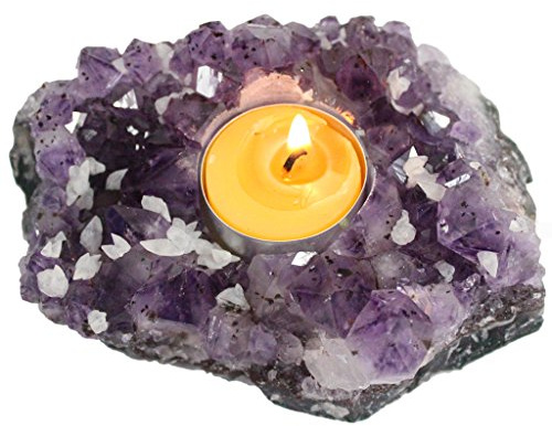 Candlestock Amethyst Teelicht Kerzenhalter