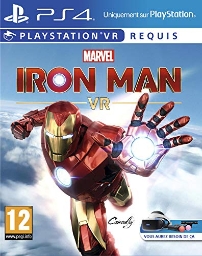 Sony, Iron Man PS4 VR, 1 Joueur, Version Physique avec CD, En Français, PEGI 12+, Jeu pour PlayStation 4 VR