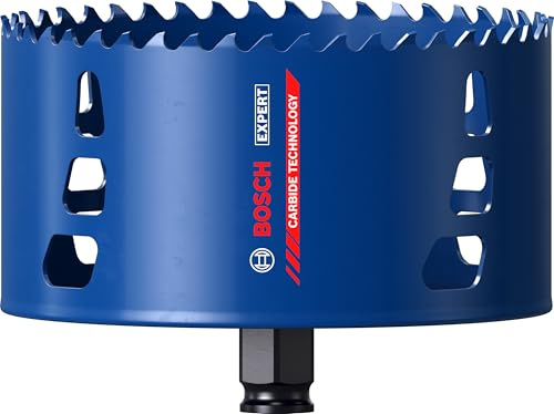 Bosch 1x Expert Multi Material Power Change Plus Hole Saw | for Wood with metal, Brick, Ø 127 mm, Professional Accessory Drill Driver
