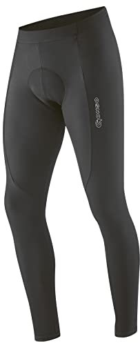 Gonso Sitivo Tight M, Lange Herren Fahrradhose, Mit Sitivo Comfort Sitzpolster, Hohe Bewegungselastizität, Komfortbund und Bein-RV mit Feststeller, Enganliegende Passform