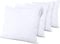 Utopia Bedding wasserdichte Kissenbezüge 80 x 80 cm - 4er-Pack - Kissenschoner Mit Reißverschluss - Anti-Bettkäfer-Kissenbezüge