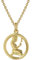 trendor Sternzeichen Jungfrau Gold 333 Anhänger Ø 16 mm + Halskette Tierkreiszeichen, eleganter Halsschmuck aus Echtgold für Damen, 75940-09
