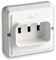 Base bipolar 25A retráctil, ideal para cocinas, ofrece seguridad y comodidad en la conexión eléctrica. Perfecta para uso doméstico.