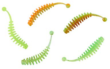 Balzer Trout Collector Pinball aromatisierte Forellen Würmer Mix3 süßer Käse 7 cm