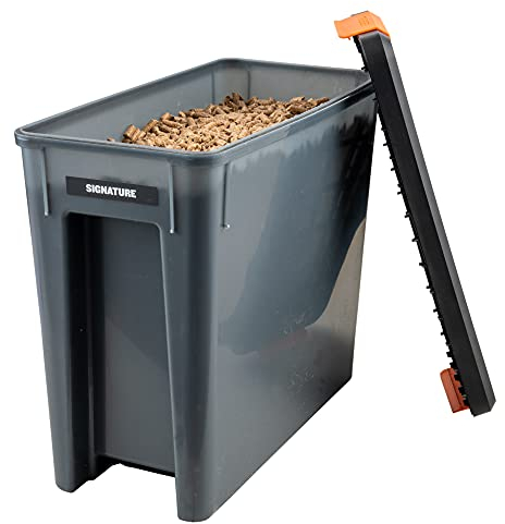 Traeger Pellet Grills BAC637 Stay Dry Poubelle à granulés de Bois avec Couvercle verrouillable Noir