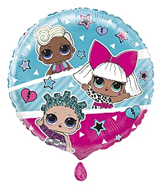 Unique 23807 LOL Surprise Geburtstagsballon-45 cm Party, Multicolour, Large