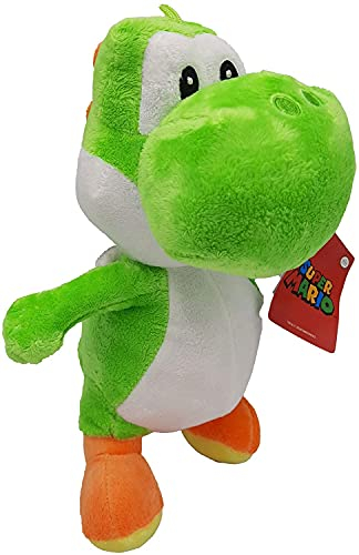 Whitehouse SUPER Mario und Freunde Plüsch 6 versch. Figuren, 20 cm, Plüschfigur Mario, Luigi, Kong, Toad, Yoshi, Prinzessin Peach, Kuscheltier, Plüschtier Stofftier (Yoshi)