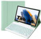 Tastiera Tablet Per Samsung Galaxy Tab A8 10.5 2021 (SM-X200/X205) Custodia, Rimovibile Magnetica Pelle Cover con Tastiera Bluetooth Wireless Keyboard Per Samsung Galaxy Tab A8 (Verde)
