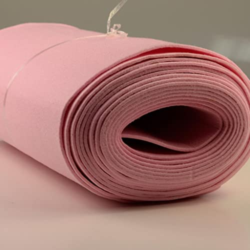 Hochwertiger Bastelfilz CARSTEN von Stofftreff Santi®-Deko, Basteln & Handwerk-ca. 5 mm Stärke- ca. 670g/qm-Taschenfilz-ca. 45 cm breit-25 cm Schritte-Meterware (Rosa-5017-CARSTEN)
