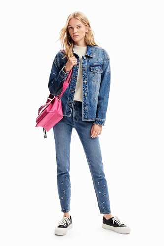 Desigual Denim_viena Pantaloni Casual Donna