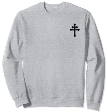 Magnum-Ring mit Kreuz von Lothringen, Tempel, Freimaurer, Magneum-Ring Sweatshirt