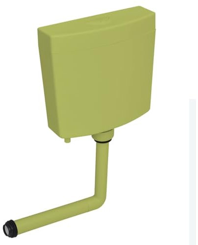 Homgoday WC-Spülkasten mit Wassereinlass von unten 3/6 L Olivgrün, Möbel für Innen Außen Haus Wohnzimmer