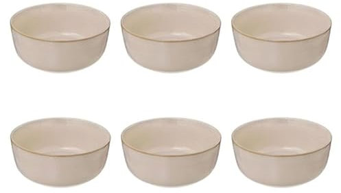 Secret de Gourmet - Lot de 6 Coupelles Terre Inconnue 15cm Beige