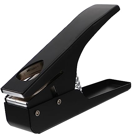 Toyvian Gitarrenschneider Werkzeug Zum Herstellen Von Gitarren Cutter Gitarrenwerkzeug Diy-stanzer Für Gitarrenplektren Robustes Eisenmaterial Mit Silikonpolster