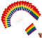 20er Packung Regenbogen Homosexuell Pride Stick Flagge, 5x8 Inch/14 * 21cm, Mini LGBTQ Handfahne, Kleine Stockfahnen, LGBT Dekoration für Parties, LGBTQ+, Festival Parade Feier, Regenbogenflagge