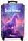 NoBoringSuitcases.com Kinderkoffer, Kinderkoffer Mädchen, Koffer Kinder, Reisekoffer, Handgepäck Koffer, Koffer Mädchen, Kinder Koffer, Reisekoffer Personalisiert, 55x40x20 cm (Einhorn - Violett)
