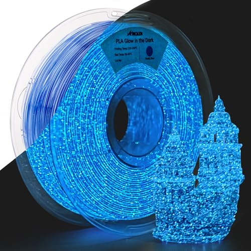 AMOLEN 3D Filament Maßgenauigkeit +/- 0,02 mm, Sauber Gewickeltes, Kompatibel Mit 3D FDM Druckern, Maßgenauigkeit, Spule(2.2Pfund)