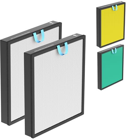 2 Pack Vital 200S Replacement Filter for LEVOIT Vital 200S Vital 200S-P Air Purifier, H13 True HEPA and High-Efficiency Activated Carbon Filter, Vital 200S-RF, LRF-V201-WUS