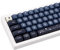 GEKUCAP MOA Keycaps 126 Keys PBT Keycaps Dye-Sublimation Custom Keyboard Key Caps Set for Cherry Gateron MX Switches Mechanical Keyboards, Black Blue Space Theme Key Caps