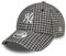 New Era New York Yankees MLB Basecap für Frauen Mädchen Hahnentritt schwarz verstellbar Kappe - One-Size