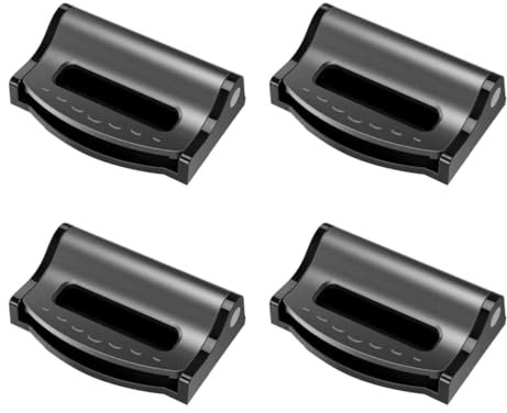 OUDQFCJ 4 pièces butée ceinture sécurité siège voiture pinces voiture Ajusteur ceinture sécurité Ajusteur ceinture sécurité voiture,clip ceinture Clips ceinture sécurité se détendre Clip