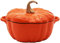 ZYFBD Cocotte citrouille en fonte émaillée avec couvercle, antiadhésive, pour ragoûts et soupes, cocotte polyvalente pour cuisine