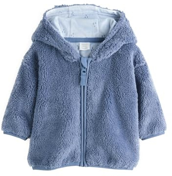NEXT Baby Jungen Babyjacke aus Fleece mit Reißverschluss