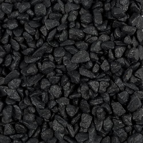 naninoa Dekosteine 5-8mm 500g. Dekoration Farbsteine Dekokies Bunte Steine. SCHWARZ