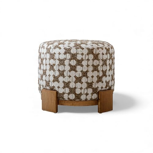 Indore Home - Fien - Pouf - Ottoman - Braun - Beige