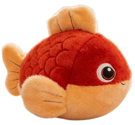 Fisch Kuscheltier, Niedliche Fisch Plüschtiere, Flauschiges Goldfisch Stofftier, Glück Koi Karpfen Schlüsselanhänger, Fisch Plüschkissen Dekoration Puppe für Heimdekoration, Kindergeschenk (30cm)