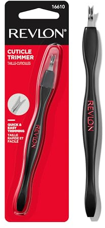 Revlon Cuticle Trimmer With Cap, High Precision V-Tip and Comfortable Grip for Gentle and Easy Trimming, 1 Count